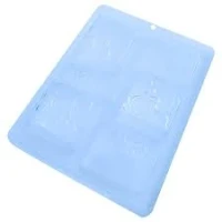 FORMA PL ESPECIAL TRAD PAO DE MEL QUADRA PLASTICO PET BWB 10419 FLOR C/3 - 17565