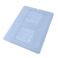 FORMA PL ESPECIAL TRAD TABLETE QUADRADO PLASTICO PET BWB 10614 C/3 - 17557