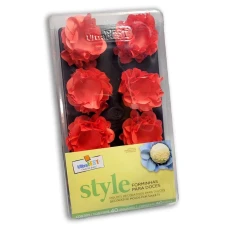 FORMINHA DECORTIVAS STYLE VERMELHO C/40 ULTRAFEST - 19257