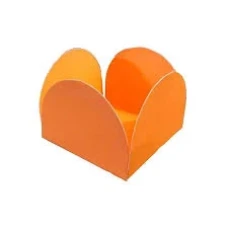 FORMINHA PAPEL 4PETALAS LARANJA NEON C50 EMPORIO BOX DESM  - 17753
