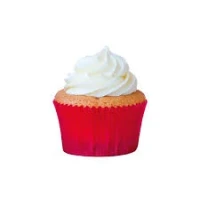 FORM DE PAPEL CUPCAKE REG VERMELHO C/45 REGINA - 16963