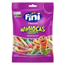 GELATINA FINI MINHOCAS CITRICA -80G - 17479