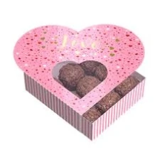 CAIXA 12X12X4 GAVETA CORACAO C/VISOR UNI - 17907