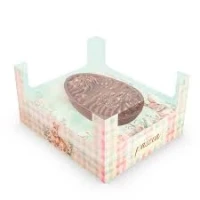 CAIXA 19,5X16X10 OVO COLHER ENCANTO C/5 IDEIA PASCOA ENCANTO REF C5795 250/350G -  19305