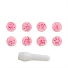 KIT CARIMBOS NATAL ROSA BEBE C/9 - 12553