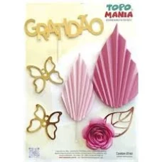 KIT DECORACAO GRATIDAO/LEGUE ROSA BEBE TOPOMANIA REF DCG025 - 15119