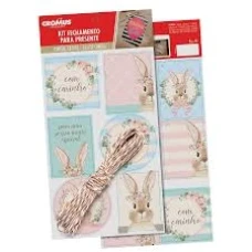 KIT FECHAMENTO PASCOA 13TAGS/13M CORDAO - 9020