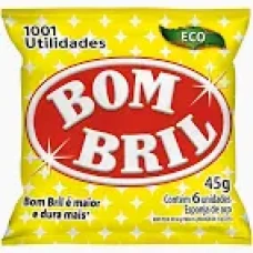 LA DE ACO BOMBRIL C/6 45G - 16175