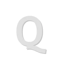 LETRA Q PROVENÇAL PIFFER - 3762 