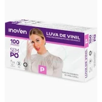 LUVAS VINIL MEDIA INOVEM C/100 SEM PO - 18414
