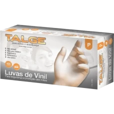 LUVAS VINIL PEQUENA TALGE C/100 - 19100