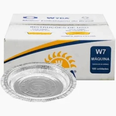  MARMITEX DE ALUMÍNIO REDONDO 520ML MÁQUINA 7 COM 100 -12458
