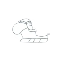 MOLDURA NATAL TRENO 60CM PRATA AR06 UN - 12621