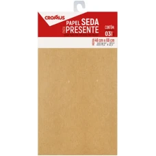 PAPEL DE SEDA KRAFT 49X69 CROMUS C/3 - 15452