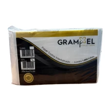 PAPEL INTERFOLHA GRAMPEL CELULOSE C/1000 19X20 - 19633
