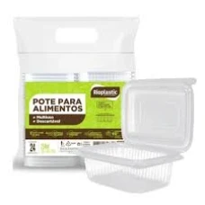 POTE RETANGULAR C/TAMPA 250ML RIO C/24 - 16066
