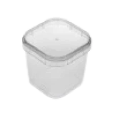 POTE QUADRADO COM TAMPA 220ML PLASTILÂNIA COM 200 - 6765