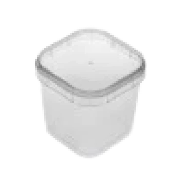 POTE QUADRADO COM TAMPA 220ML PLASTILÂNIA COM 200 - 6765