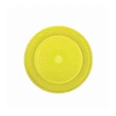 PRATO ACRILICO 15CM RED AMARELO PLAS C10 - 16283