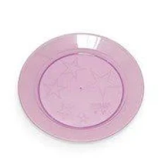 PRATO ACRILICO 15CM RED LILAS PLAST C/10 - 16281