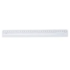REGUA ESCOLAR PLASTICO 30CM PAPELARIA GB - 17537