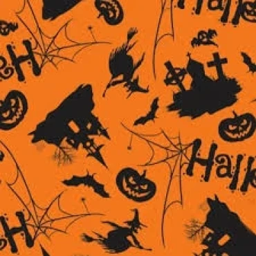 ROLO TNT LISO POR METRO ESTAMPA HALLOWEEN - 12189