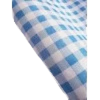 ROLO TNT LISO POR METRO XADREZ BRANCO E AZUL - 12184