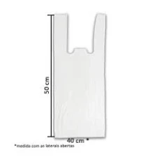 SACOLA BRANCA MIL 40X50 BRASIL BOA C1000 - 16806