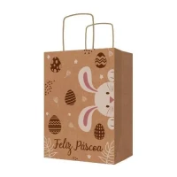 SACOLA PAPEL ECO PPQ FELIZ PASC C4296-10 - 15041