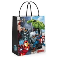 SACOLA PAPEL STDO MARVEL P CROMUS-UNIDAD 21,5X15X8  - 17308