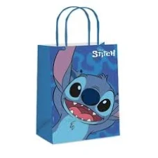 SACOLA PAPEL STITCH P CROMUS-UNIDADE 21,5X15X8 - 18446