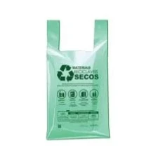 SACOLA PL VERDE PREFEITURA 45X55 INDE-PT APROX 2,800KG/400UN INDESTEL - 15443