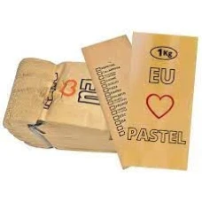 SACOS PAPEL MARROM KRAFT PASTEL 1/2KG - 14766