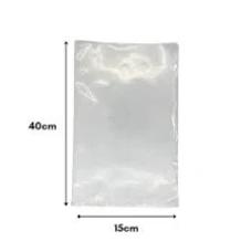 SACOS PL 15X40 A CRISTAL KILINHO C/1KG - 14369
