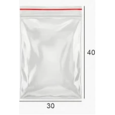 SACOS PL ZIP 30X40 C/CEM - 16655
