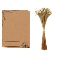 CARTAO BUQUE KRAFT C/8 STICKR REFE 2338 - 17543