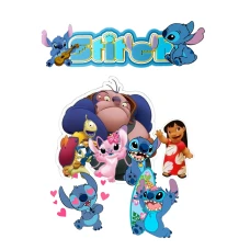 TOPPER/TOPO PARA BOLO LILO E STICH SOZIN - 16014