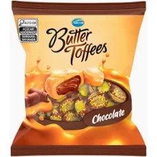 BALA ARCOR BUT TOF CHOC MARROM 400G-PCT - 12007
