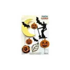 TOPO BOLO HALLOWEEN/BRUXA C/ROSA THW013 - 16433
