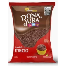 GRANULADO MACIO CHOCOLATE 1KG DONA JURA - 12654