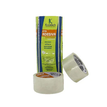 13865 - FITA ADESIVA TRANSPARENTE 45X45 KORETECH