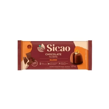 CHOCOLATE NOBRE BLEND EM BARRA SICAO -1,01KG - 11882 CHOCOLATE NOBRE BLEND EM BARRA SICAO -1,01KG - 11882
