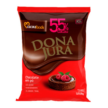 10645 - CHOCOLATE EM PÓ SOLÚVEL 55% CACAU 1KG DONA JURA