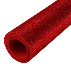 11046 - PLACA EVA GLITTER 60X40CM VERMELHO