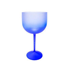 TAÇA  ACRILICA GIN 500ML DEGRADE AZUL -12134