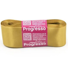 FITA DE CETIM CF009 N9 10X38CM DOURADO -8884 