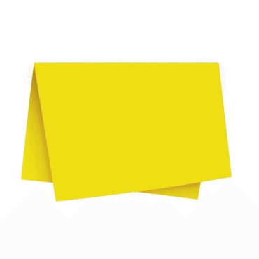 PAPEL SEDA 49X69CM AMARELO C/3 -11187 
