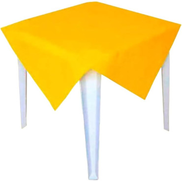 11901 - TOALHA TNT 70X70CM AMARELA COM 5