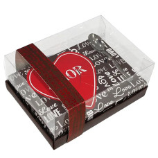 8974 - CAIXA PAPEL CLASSIC 250G CORACAO LOVE COM COLHER