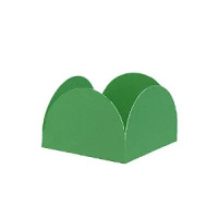 8789 - FORMINHA 4 PÉTALAS VERDE FUNFESTAS COM 50